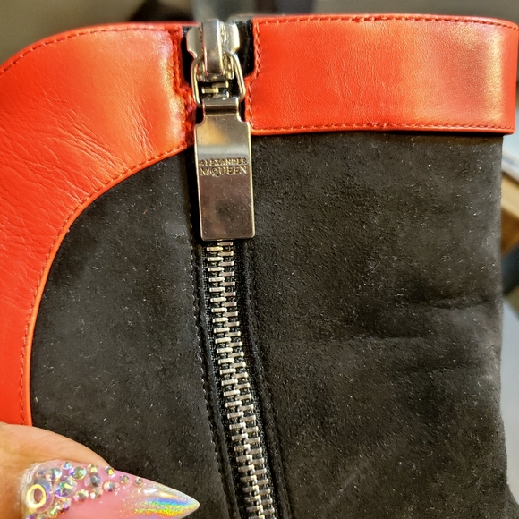 Black and Red Bootie - Picture 5 of 16